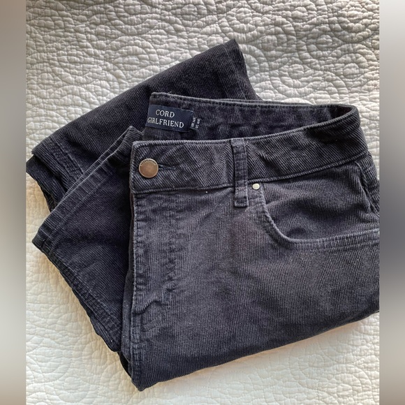 Boden Denim Corduroy Cord Girlfriend Navy Pants - Picture 10 of 15